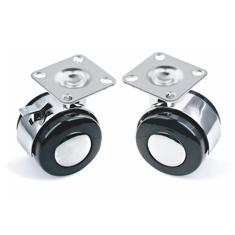 202 Series Top Plated Zinc Alloy Metal Caster - Brakes Available